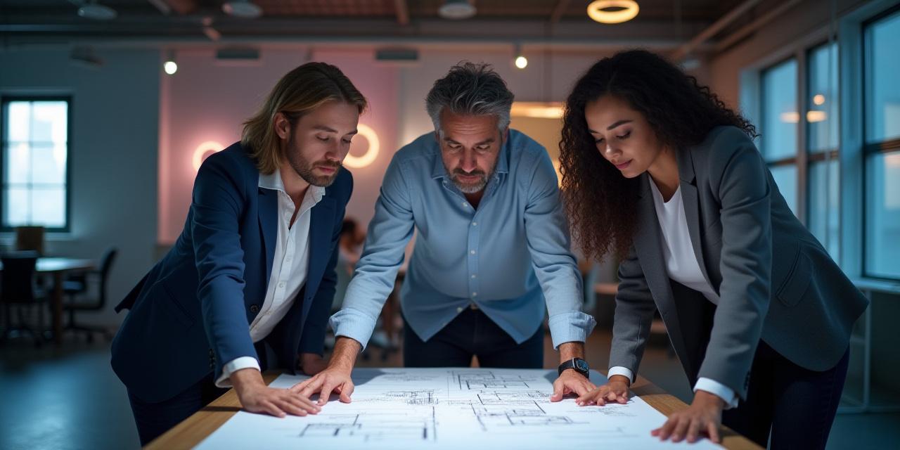 Diverse group of architectural instructors